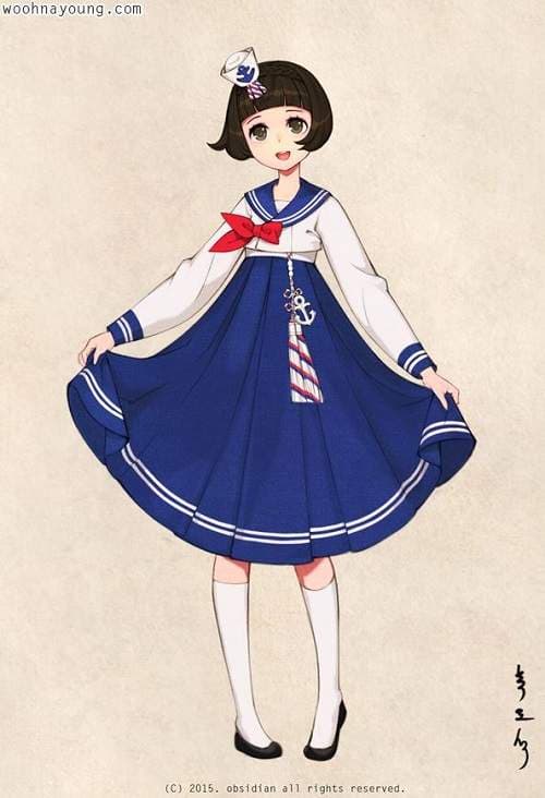 古典萌娘《韩服初音》想不到韩服与双马尾也能这么萌 古典萌娘《韩服初音》想不到韩服与双马尾也能这么萌