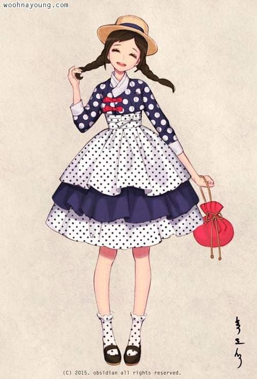 古典萌娘《韩服初音》想不到韩服与双马尾也能这么萌 古典萌娘《韩服初音》想不到韩服与双马尾也能这么萌