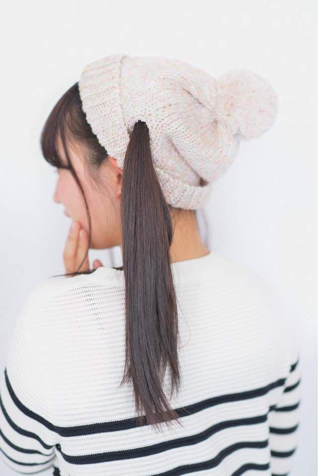 日本首创《双马尾专用毛帽》再也不用担心绑好的头发被压乱啰♪ 日本首创《双马尾专用毛帽》再也不用担心绑好的头发被压乱啰♪