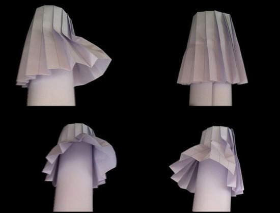 《百褶裙折纸》用纸也可以折出可爱的水手服 《百褶裙折纸》用纸也可以折出可爱的水手服