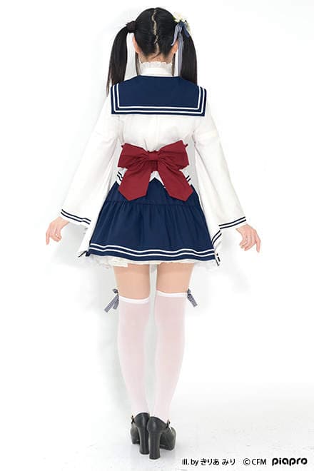 初音未来妄想商品《和服风水手服》一般的水手服不够看~还要结合点巫女风格才够萌 初音未来妄想商品《和服风水手服》一般的水手服不够看~还要结合点巫女风格才够萌