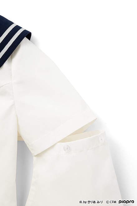 初音未来妄想商品《和服风水手服》一般的水手服不够看~还要结合点巫女风格才够萌 初音未来妄想商品《和服风水手服》一般的水手服不够看~还要结合点巫女风格才够萌