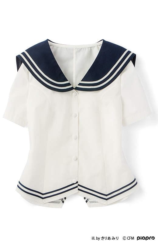 初音未来妄想商品《和服风水手服》一般的水手服不够看~还要结合点巫女风格才够萌 初音未来妄想商品《和服风水手服》一般的水手服不够看~还要结合点巫女风格才够萌