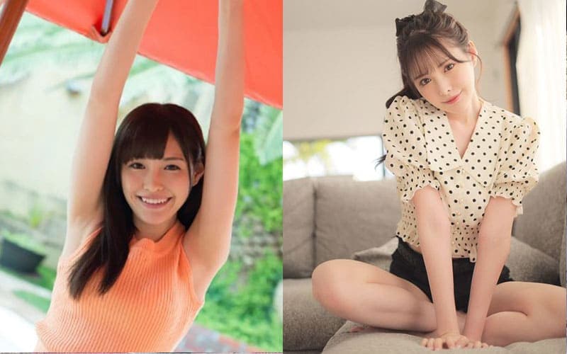 AV女优桥本有菜一双长腿可萌可御勾心魄